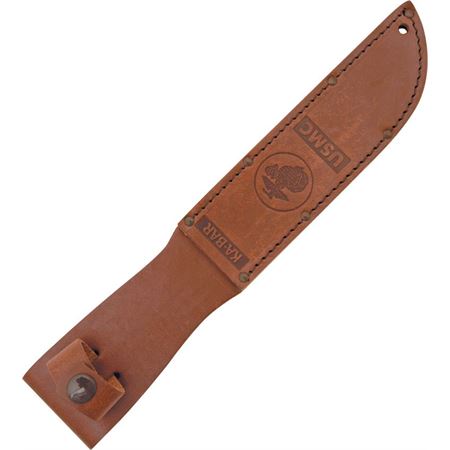 Fighting Fixed Blade Knife Sheath with Brown Leather Belt