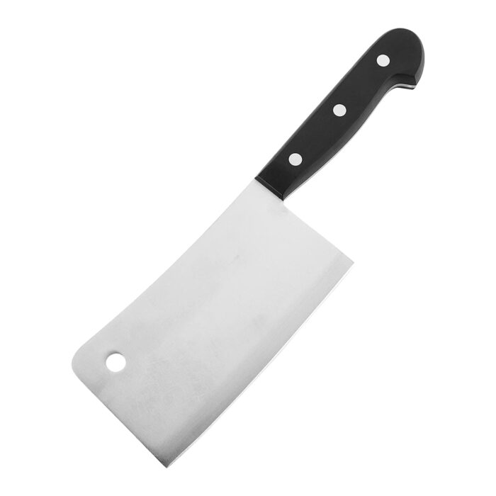 Cleaver Meat knife 6" Black-Stainless Steel