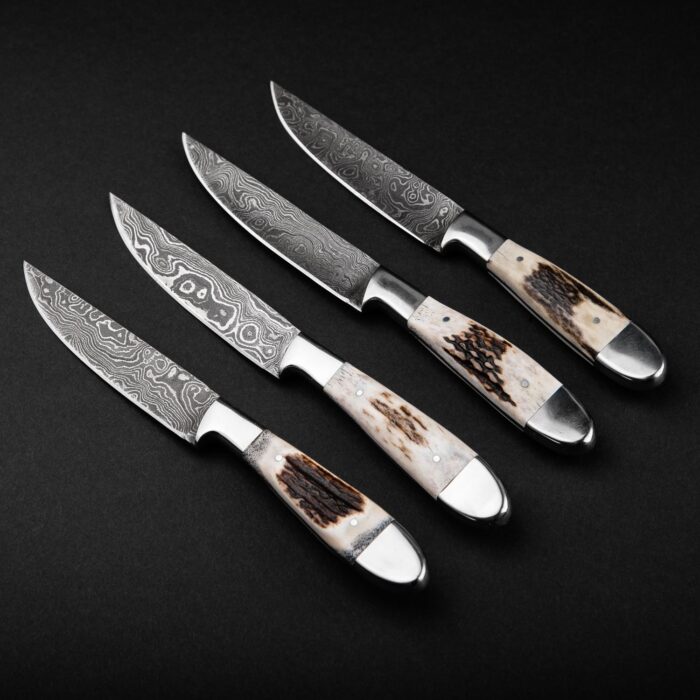 Premium Damascus Steel Steak Knives
