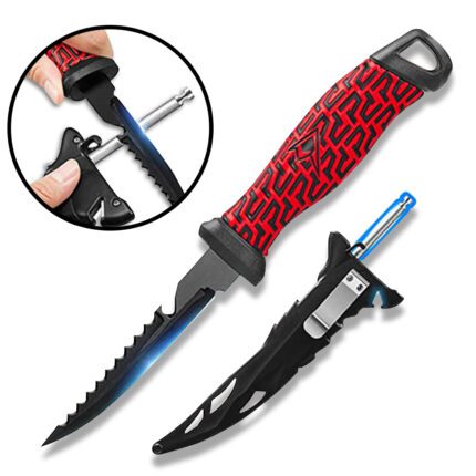 Steel Blade Fish Fillet Knife and Bait Knife for Meat