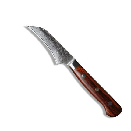 High Carbon Stainless Steel Paring Knife With Rosewood Handle