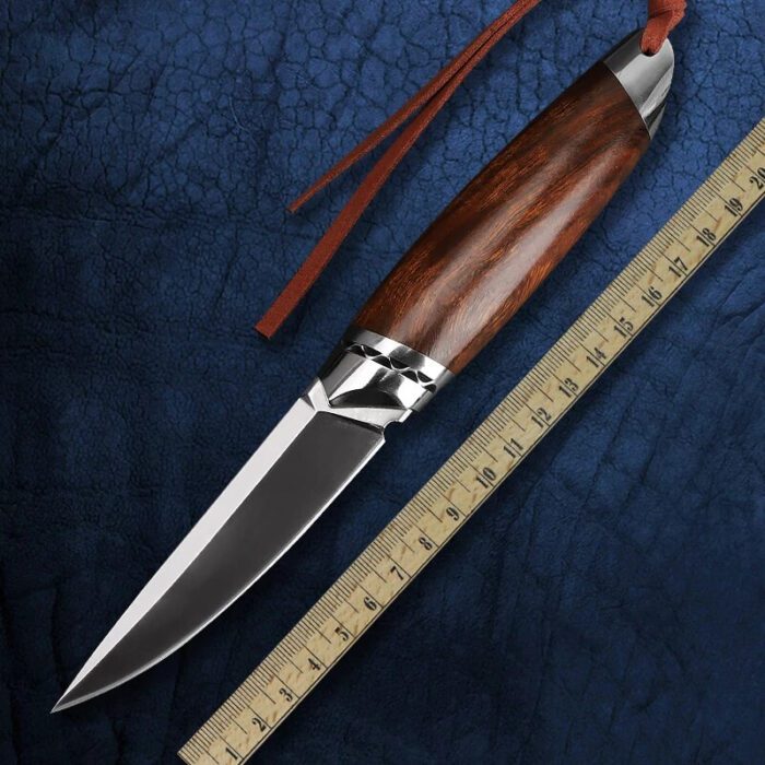 Premium Fixed Blade Camping Knife With Crafted Sheath