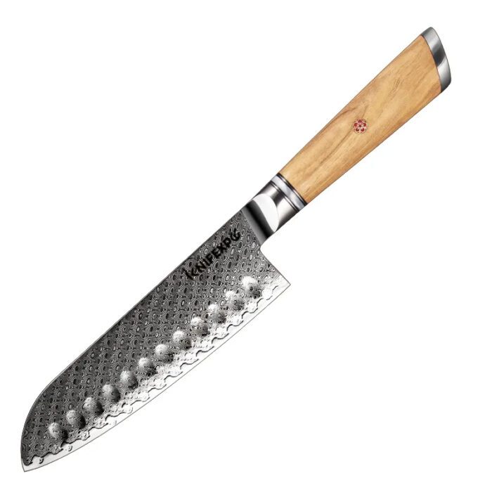 7 Santoku Knife 67-Layer Damascus Steel Blade